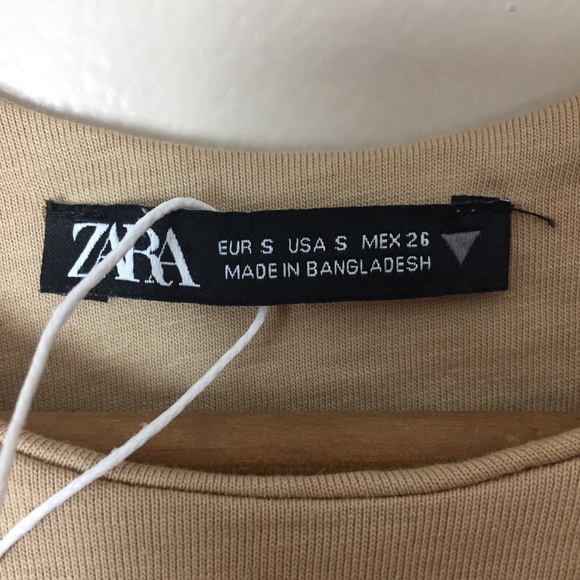 [Zara] Nude Tan Sleeveless Body Con Midi Dress - Picture 5 of 8